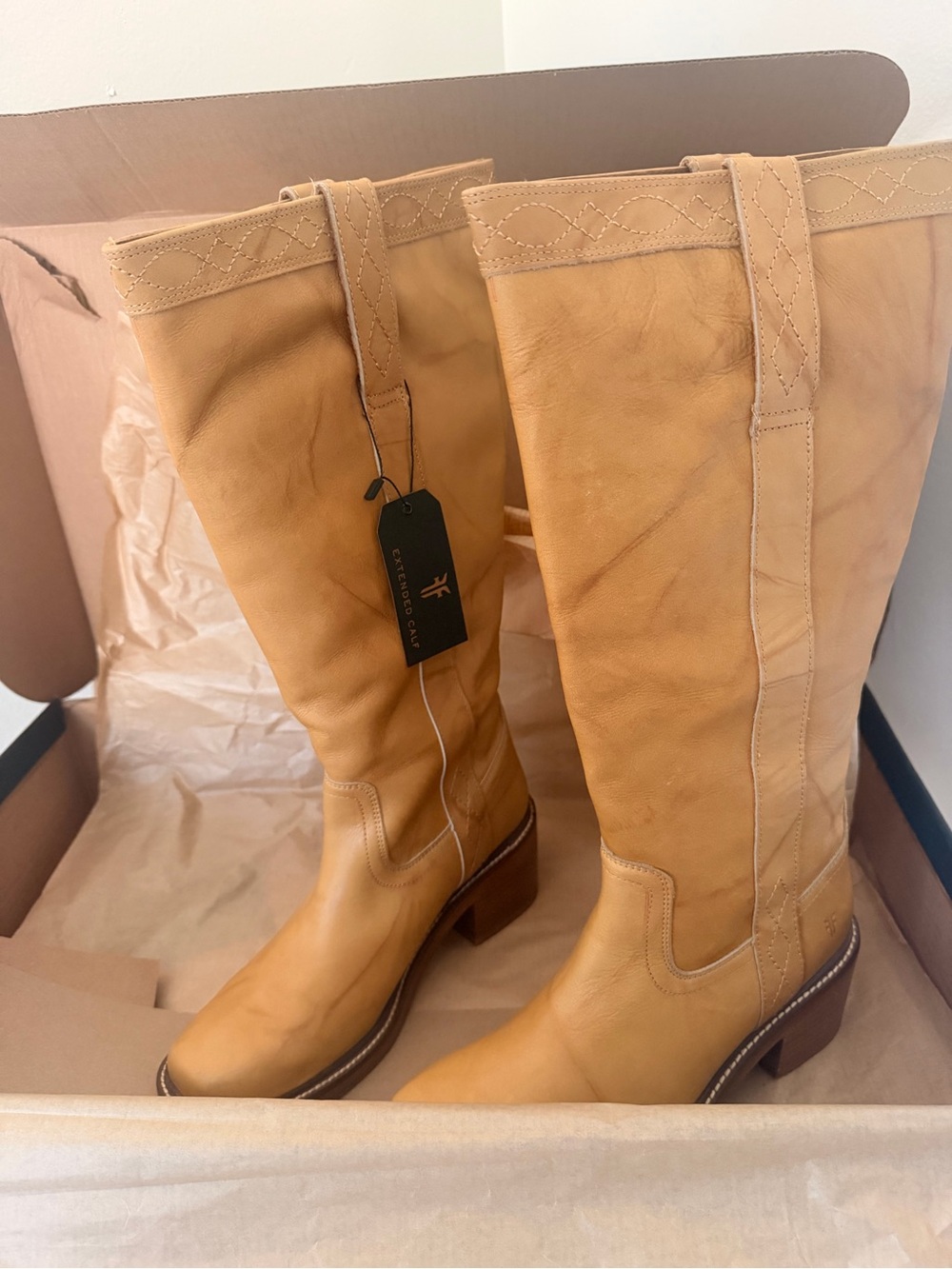 Authentic FRYE Kate Pull-On Extended Calf